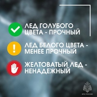 Памятка о выходе на лёд