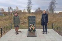 Завершился ремонт и благоустройство братской могилы советских воинов в селе Осколково Мглинского района. 