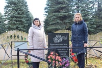 Реконструкция братской могилы советских воинов