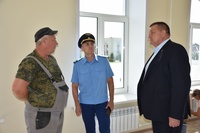 Александр Резунов побывал с визитом в Мглинской школе № 1
